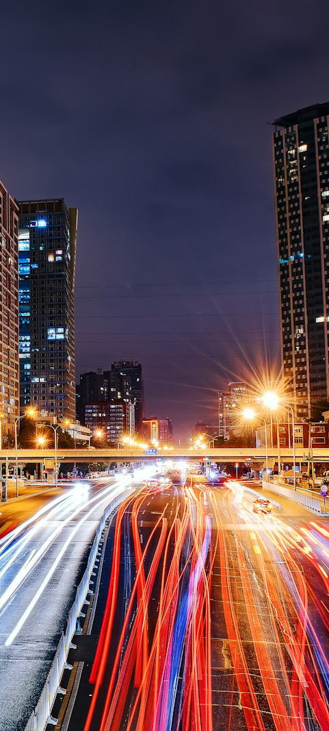 time lapse photography of vehicle during nighttime